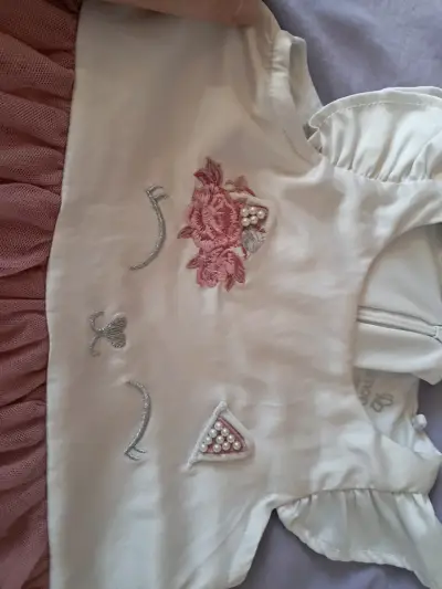 Vestido de niña Limonada con diseño de gatito - miniatura 2