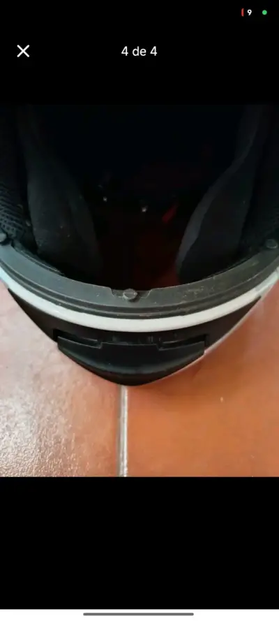 Casco de moto LS2 con diseño floral - miniatura 4