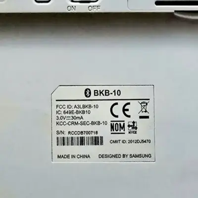 Teclado inalámbrico Samsung blanco compacto BKB-10 - miniatura 4