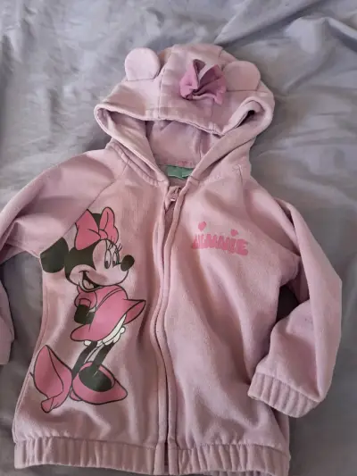 Polerón rosado de Minnie Mouse para bebé - miniatura 1