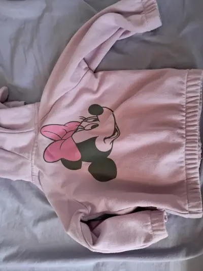 Polerón rosado de Minnie Mouse para bebé - miniatura 3