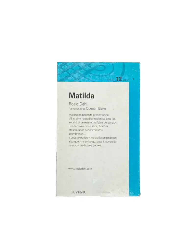 Libro Matilda de Roald Dahl en buen estado - 2