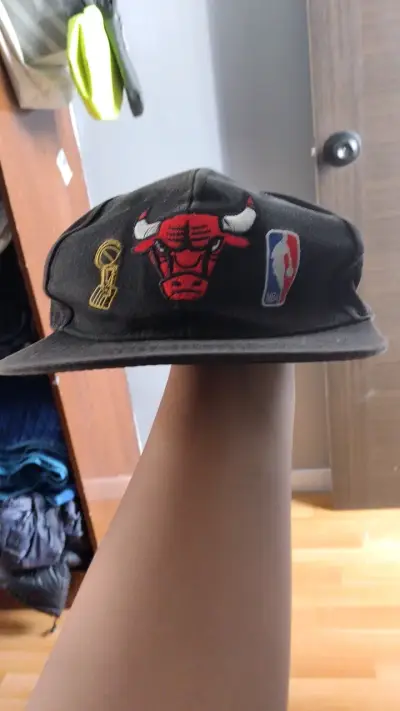 Gorra negra Chicago Bulls NBA ajustable - miniatura 1