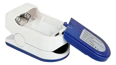 Oxímetro de Pulso Digital Portátil Azul - miniatura 3