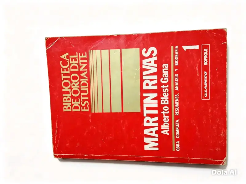 Libro Martin Rivas de Alberto Blest Gana