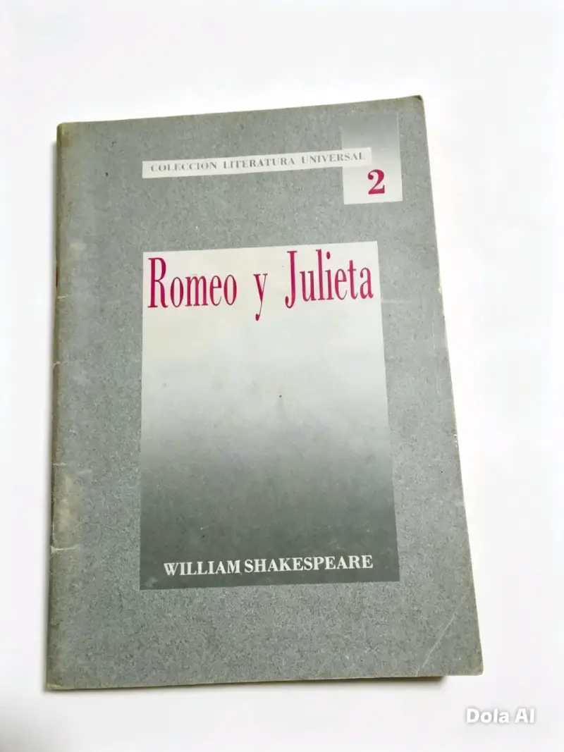 Libro Romeo y Julieta de William Shakespeare