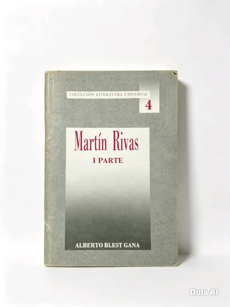 Libro Martín Rivas de Alberto Blest Gana - 2 partes