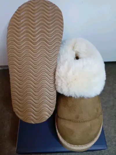 Pantuflas de invierno con forro de felpa - miniatura 1