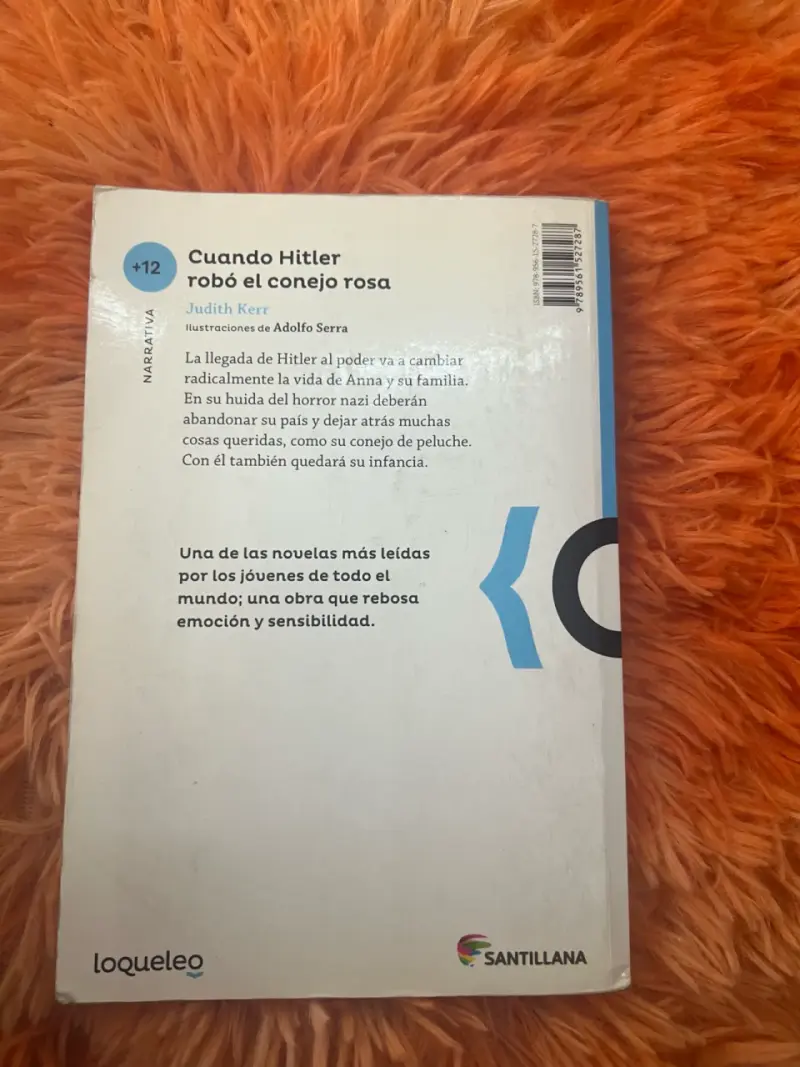 Libro 'Cuando Hitler Robó El Conejo Rosa' de Judith Kerr - 2