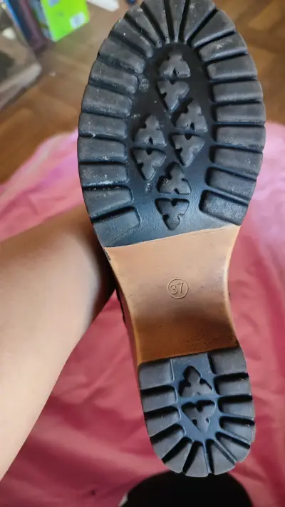 Botines de mujer negros con plataforma - miniatura 2