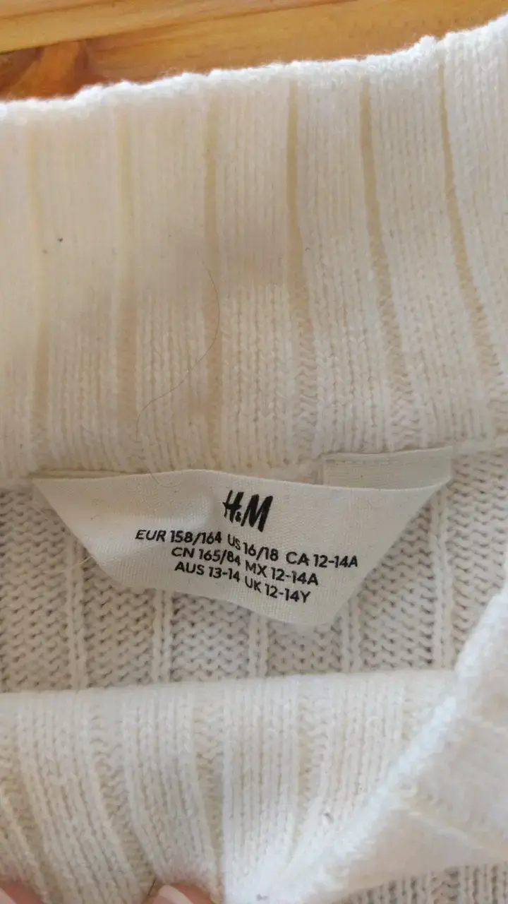 Suéter de rayas blanco y negro H&M - 2