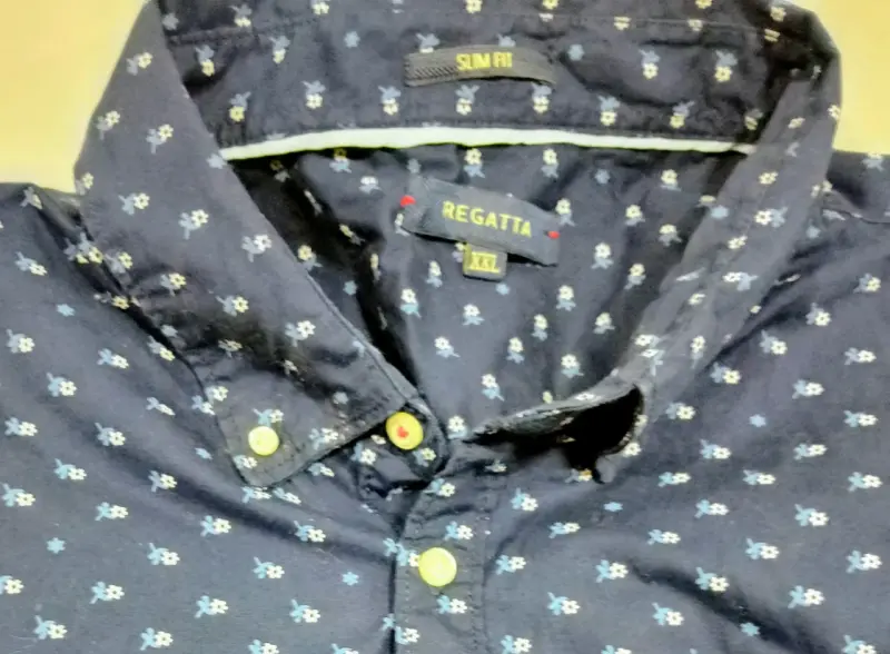 Camisa Hombre Regatta Azul Slim Fit Talla XXL - 2