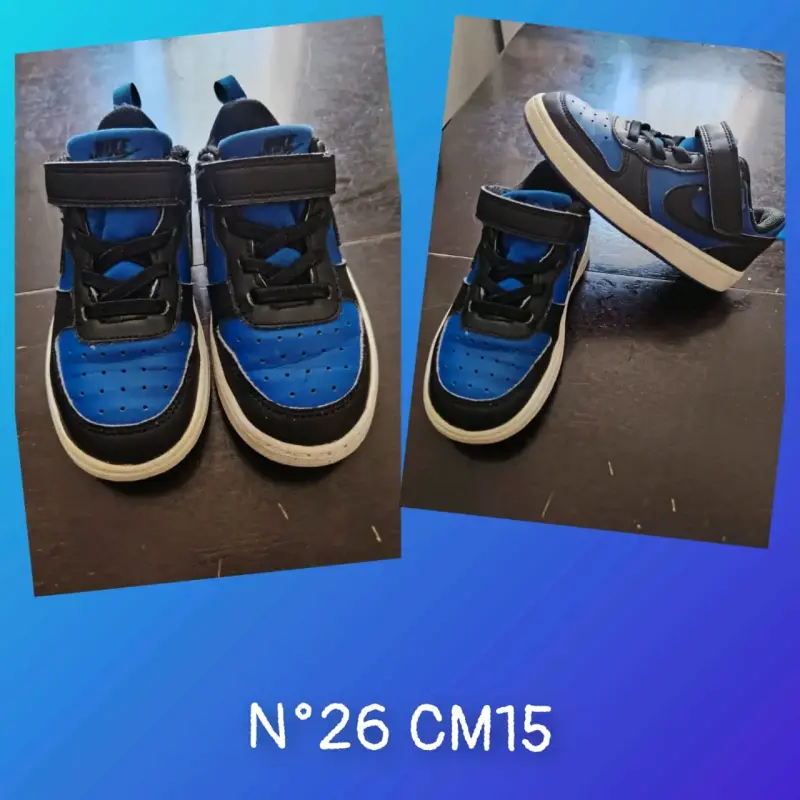 Zapatillas deportivas para niños Nike talla 26 y 25 - 1