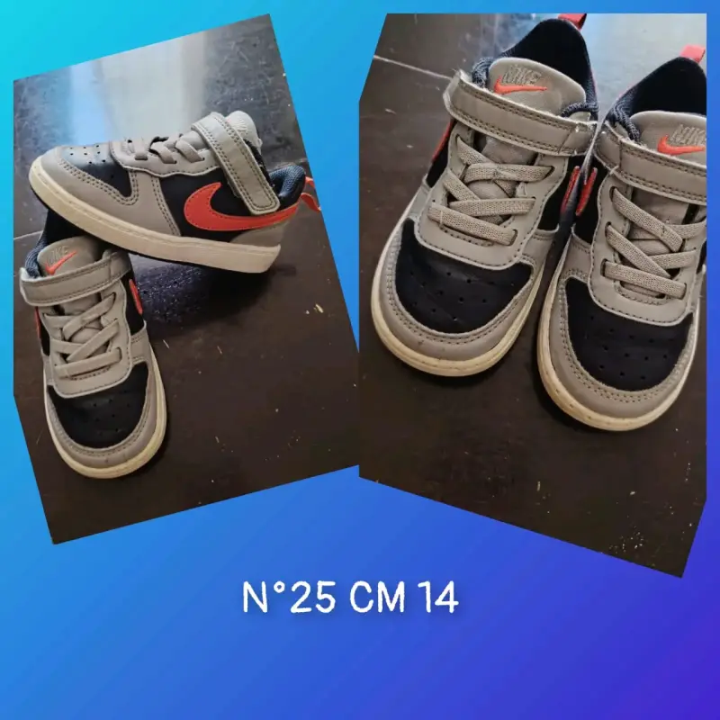 Zapatillas deportivas para niños Nike talla 26 y 25 - 2