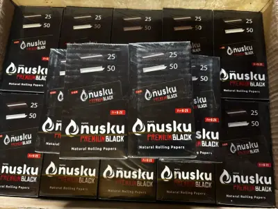 Papelillos para enrollar Nusku Premium Black 25x50 - miniatura 1