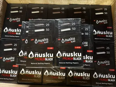 Papelillos para enrollar Nusku Premium Black 25x50 - miniatura 2