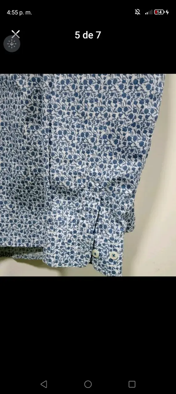 Camisa de hombre estampada talla 3XL - 3