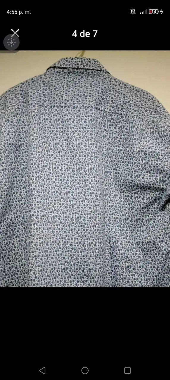 Camisa de hombre estampada talla 3XL - 4