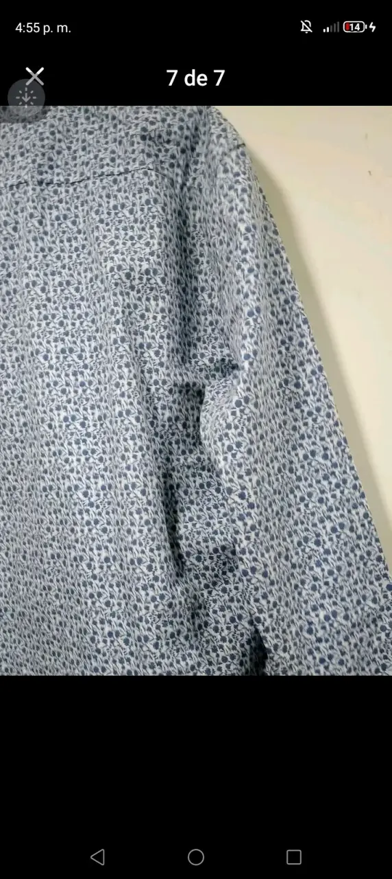 Camisa de hombre estampada talla 3XL - 5