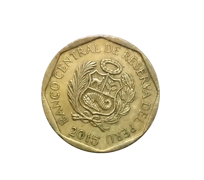 Moneda de 10 céntimos de Perú 2015 - 2