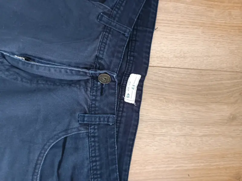 Pantalones azul oscuro para hombre talla 46 - 2