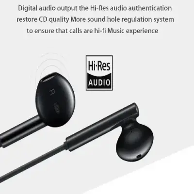 Auriculares Huawei con conector USB-C blancos - miniatura 4