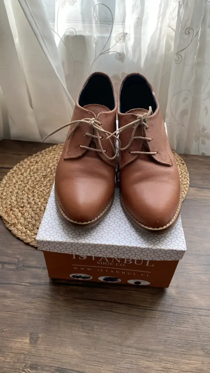 Zapatos de cuero camel Istanbul talla 36 - 2