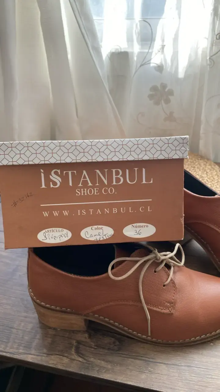 Zapatos de cuero camel Istanbul talla 36 - 3
