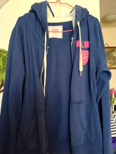 Polerón azul con capucha Robert Lewis para mujer - miniatura 2