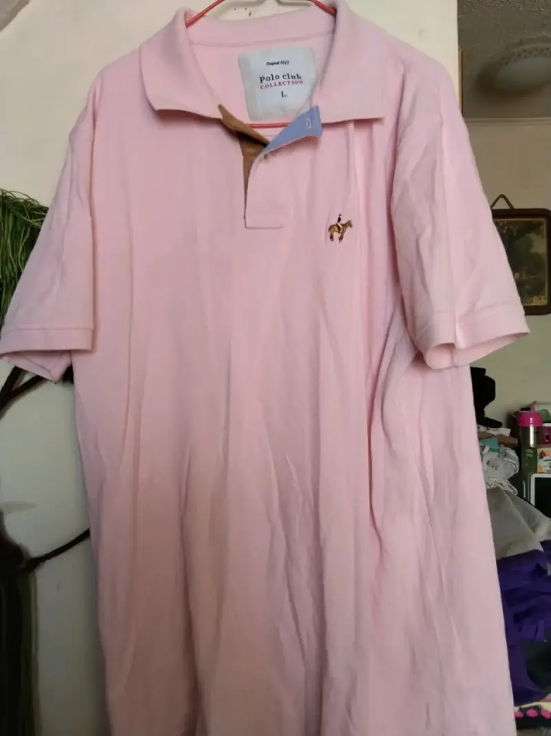 Polera Polo Club Rosa Talla L - 2
