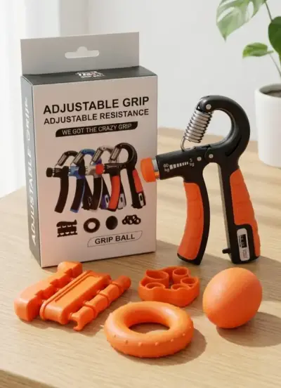 Kit 5 en 1 Ejercitador De Mano Hand Grip Y Antebra - miniatura 1