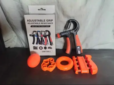 Kit 5 en 1 Ejercitador De Mano Hand Grip Y Antebra - miniatura 2