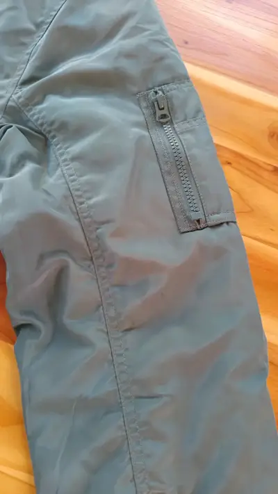 Chaqueta bomber verde para niños H&M - miniatura 3