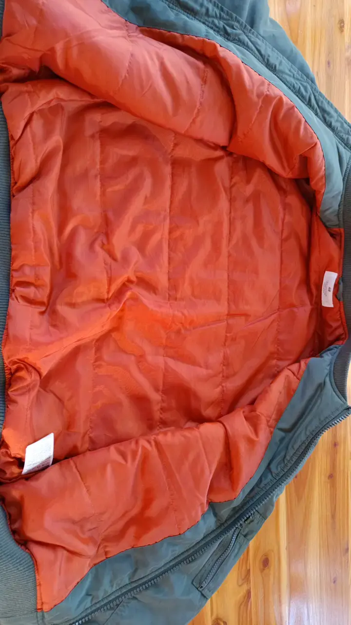 Chaqueta bomber verde para niños H&M - 4