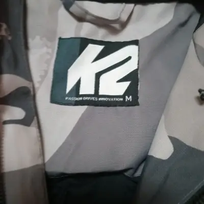 Chaqueta camuflada impermeable K2 para hombre - miniatura 2