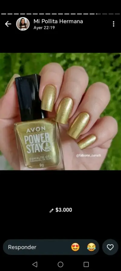 Esmalte de Uñas Avon Power Stay Gel - miniatura 2