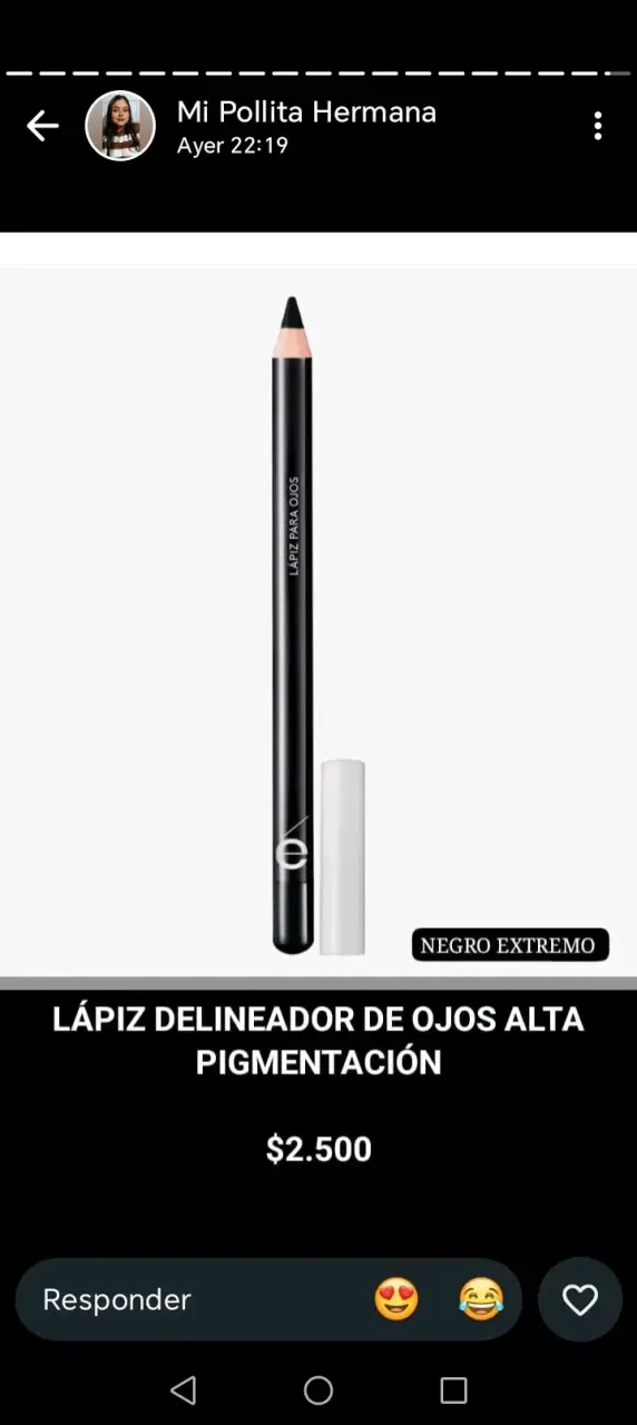 Lápiz delineador de ojos alta pigmentación - 1