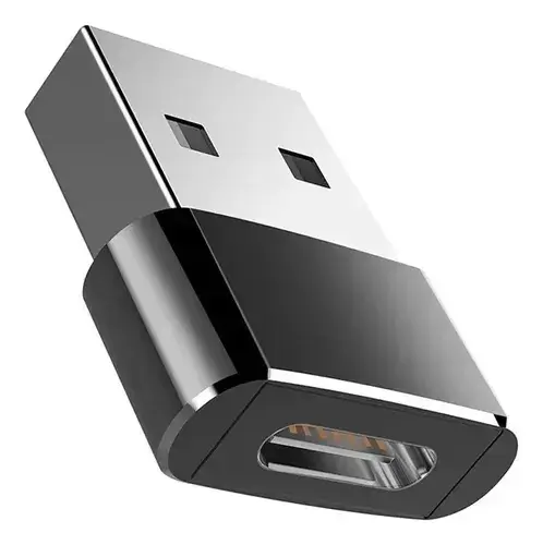 Adaptador USB a USB-C Negro - 2