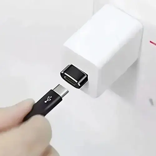Adaptador USB a USB-C Negro - 4