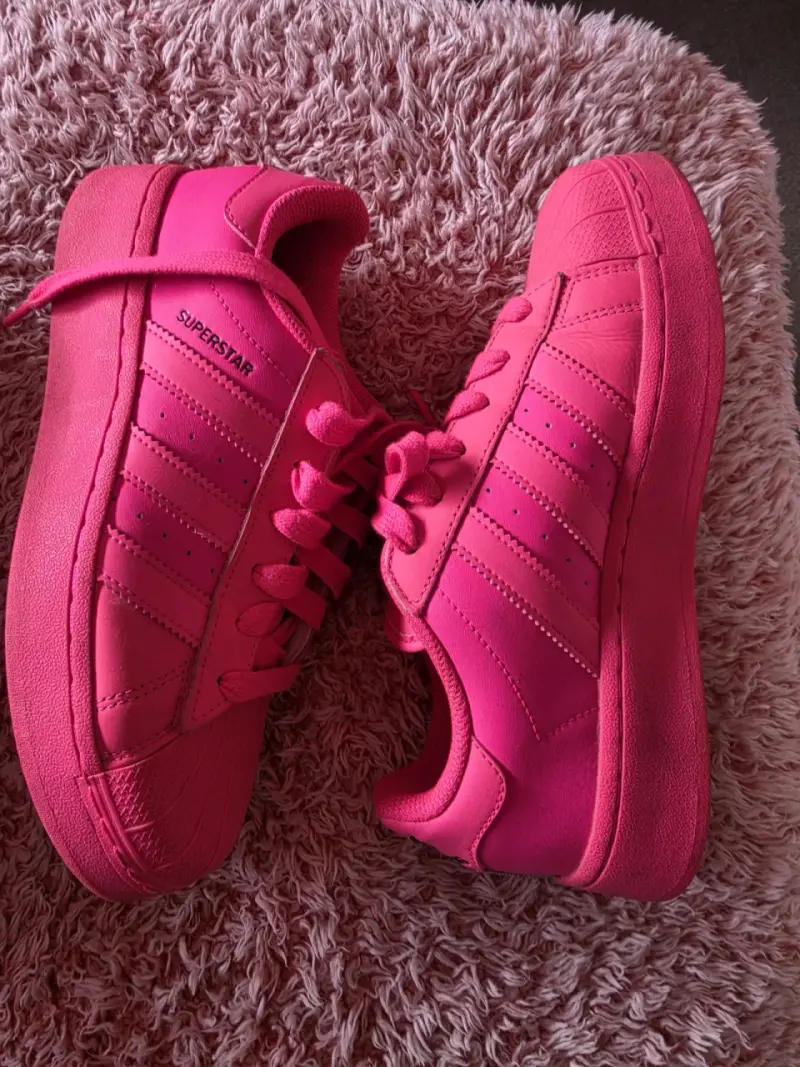 Zapatillas deportivas rosas Adidas Superstar - 3