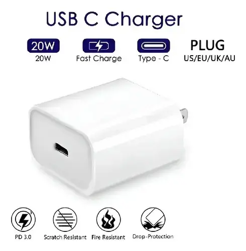 Cargador USB-C 20W Blanco - 2