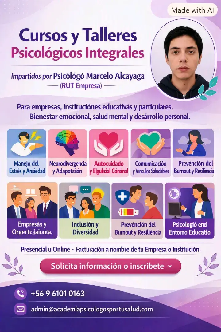 Se imparten cursos de psicología en general