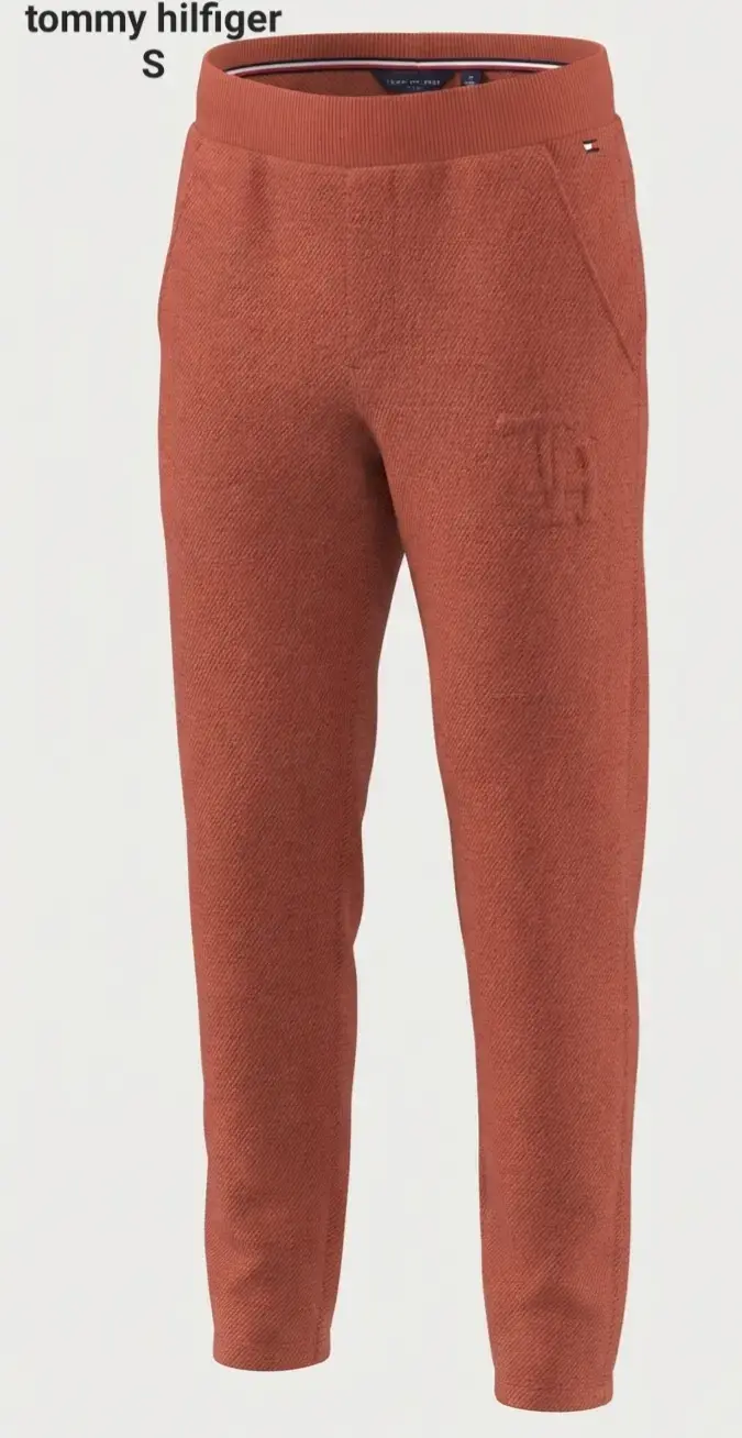 Pantalones Tommy Hilfiger color terracota