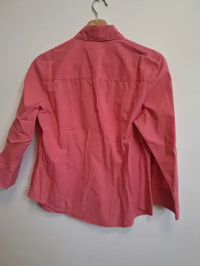Blusa rosa de manga larga para mujer - miniatura 3