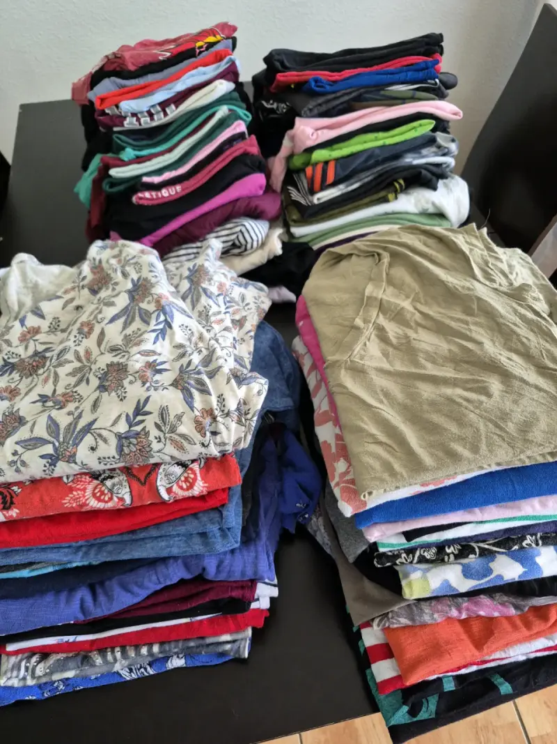 Lote 90 poleras de mujer todas las tallas