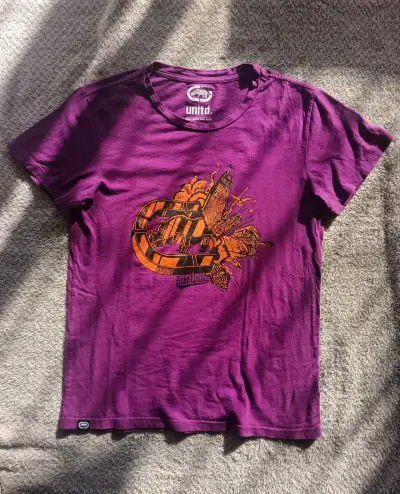 Polera morada Ecko Unltd y2k - miniatura 1