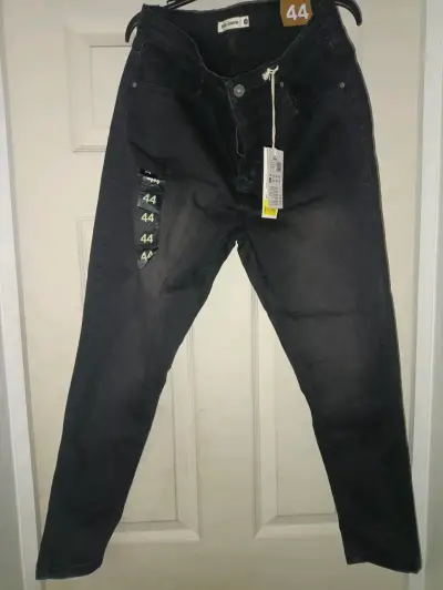 Jeans negros talla 44 Denim Corona en oferta - miniatura 1
