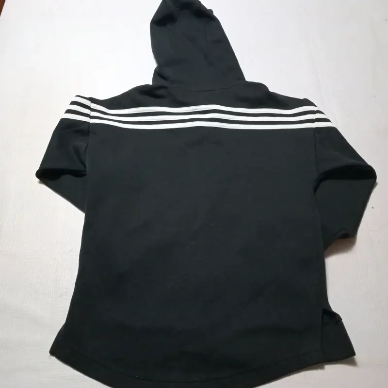 Polerón con capucha negro Adidas para niños - 2