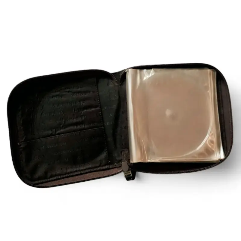 Estuche porta CDs con diseño a cuadros - 3
