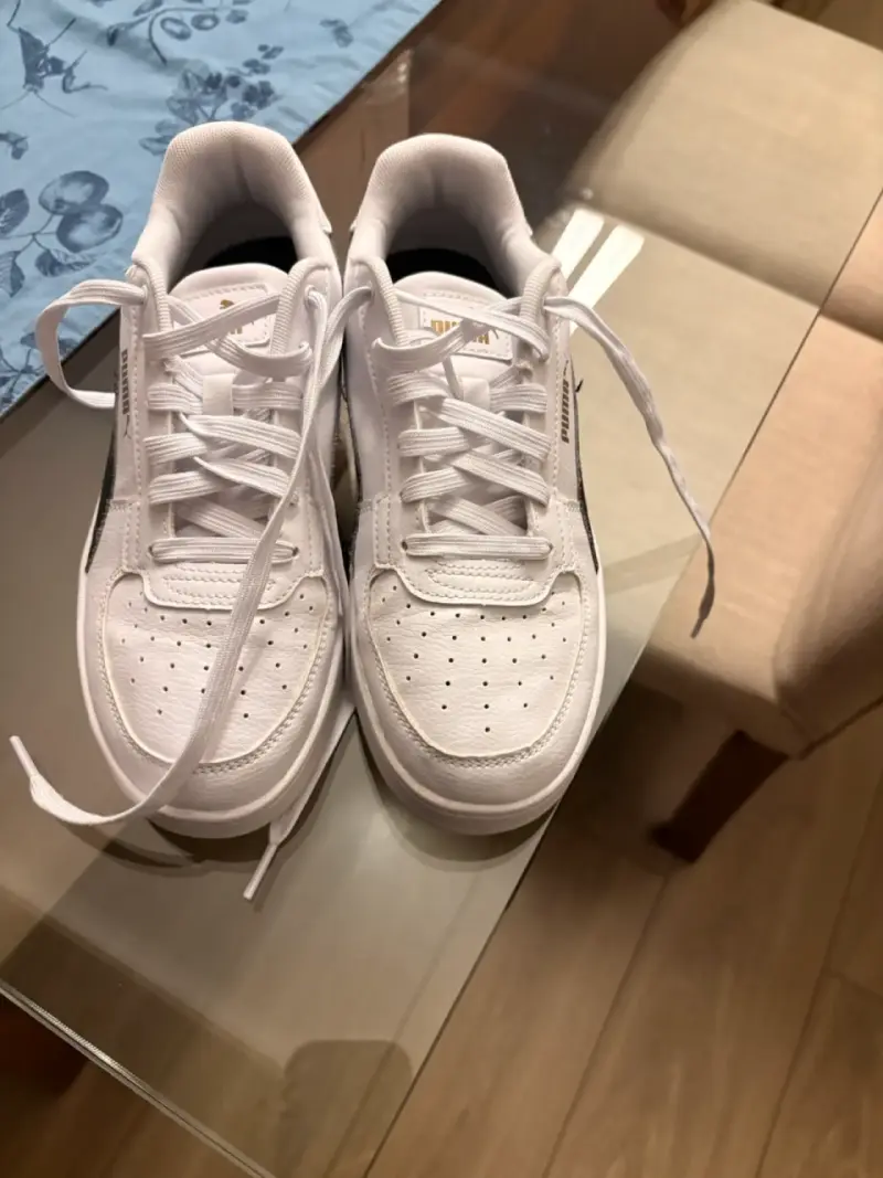 Zapatillas deportivas blancas Puma unisex - 2